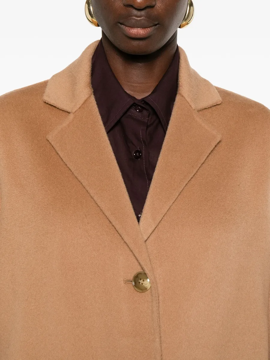 button-fastening patch-pocket coat 10