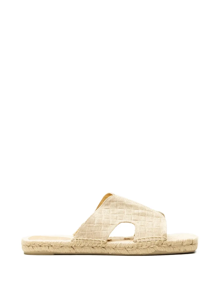 cut-out flat espadrilles 1
