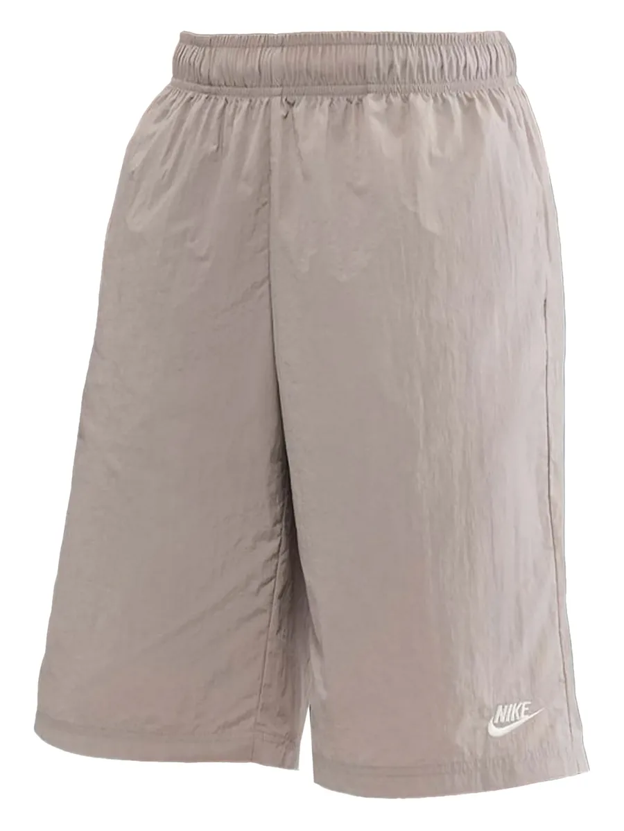 Swoosh-embroidered elastic-waist shorts 2