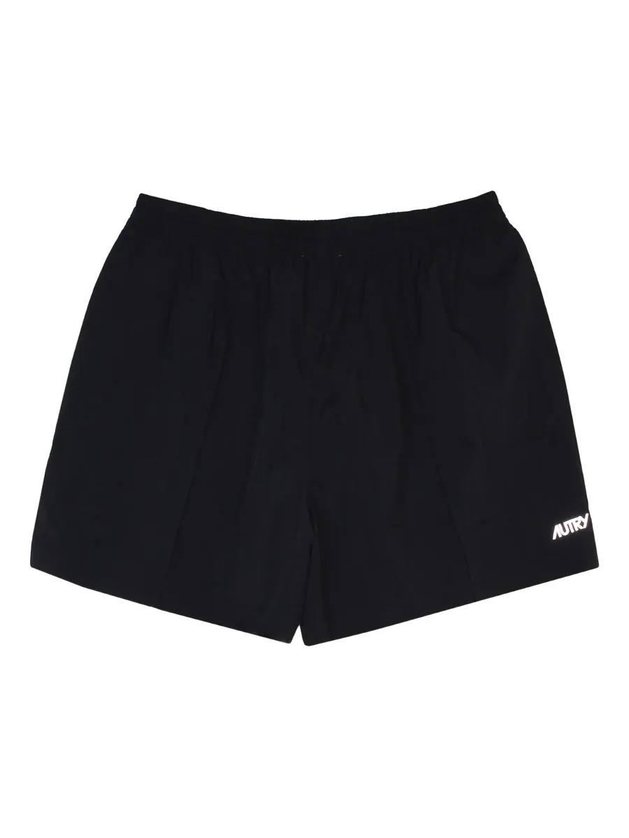 elastic-waist mini short 1