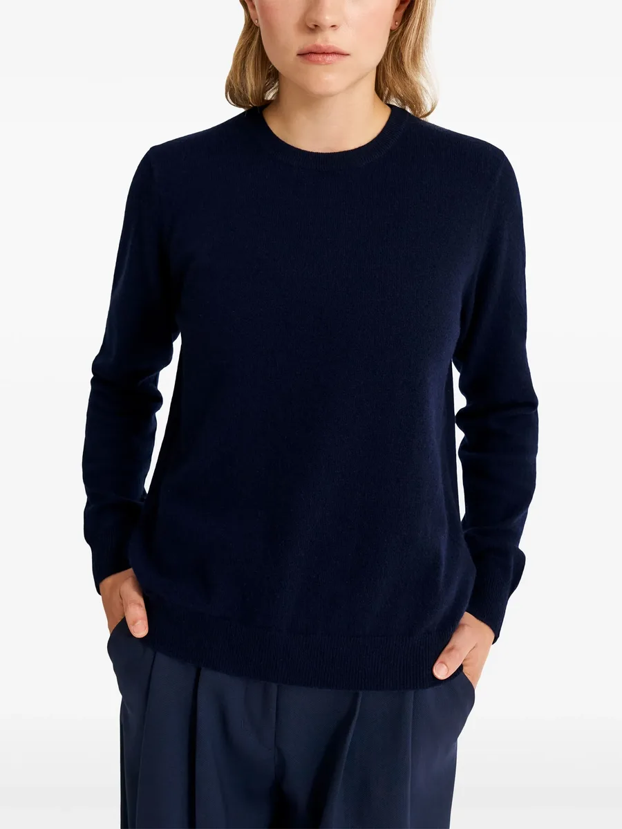 round-neck cashmere sweater 7