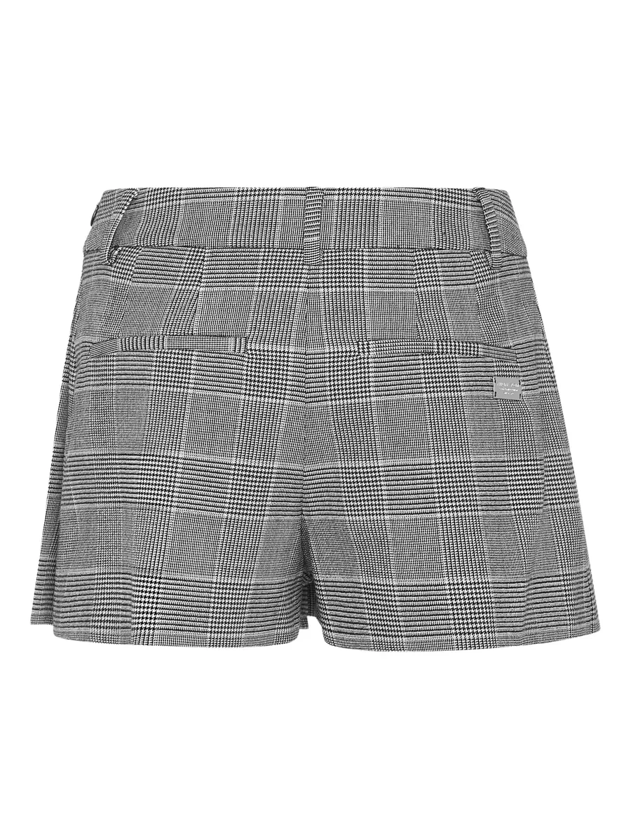 check-pattern skort 3