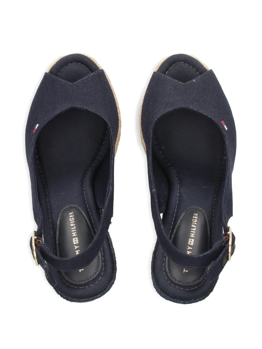 logo-embroidered wedge espadrilles 5