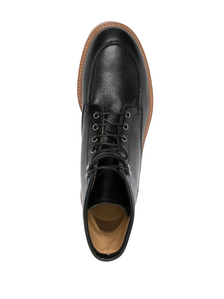 lace-up leather ankle boots 8