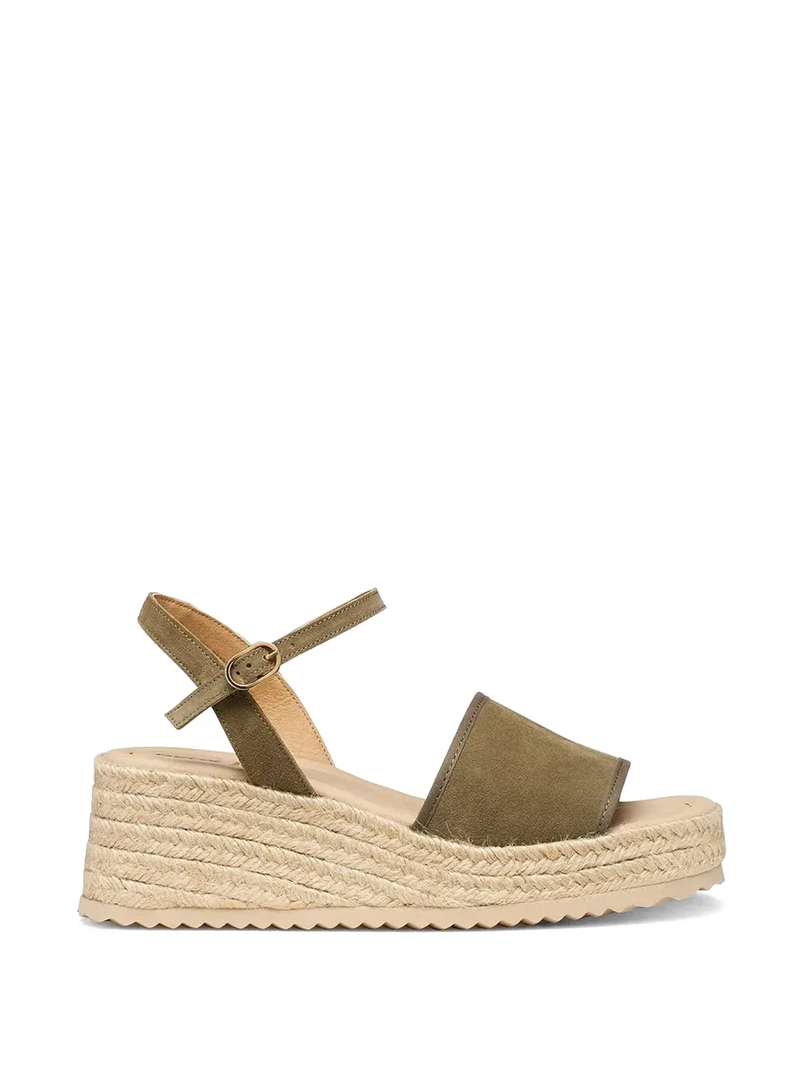 buckle-fastening platform espadrilles 1