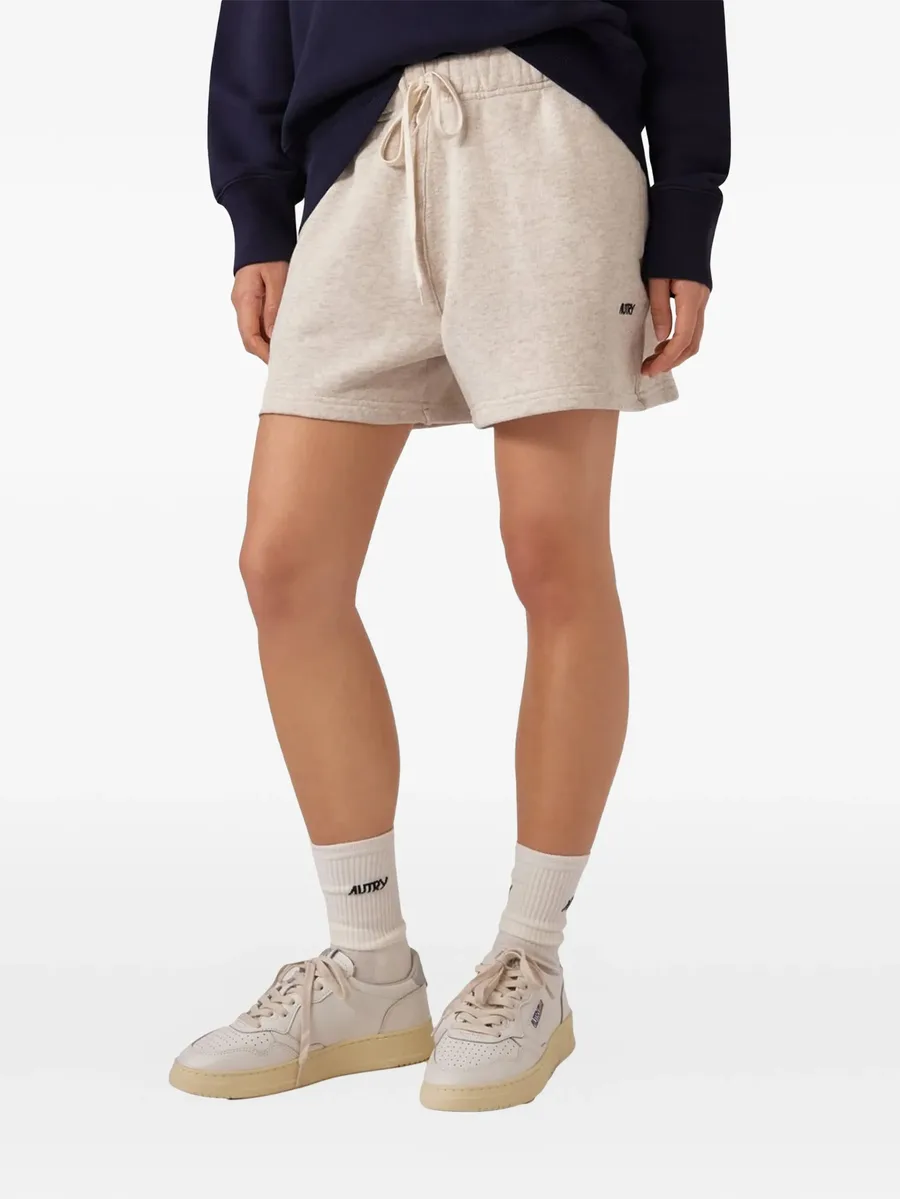 embroidered logo shorts 3