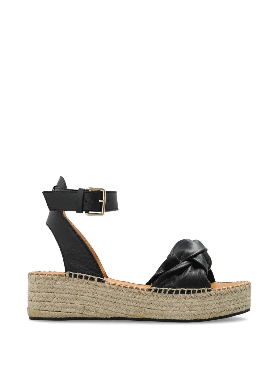 knot-detail espadrille sandals 2