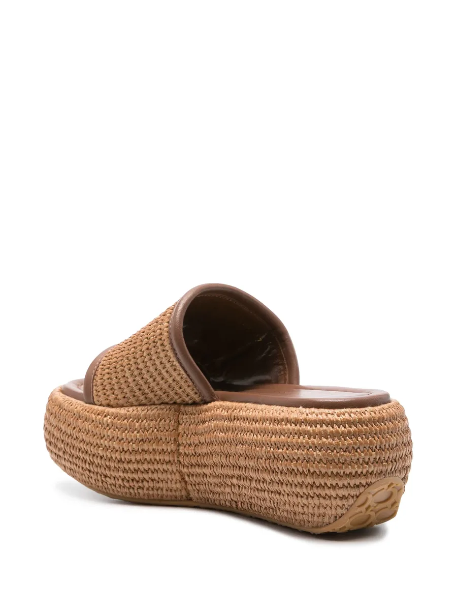 60mm woven raffia espadrilles 6