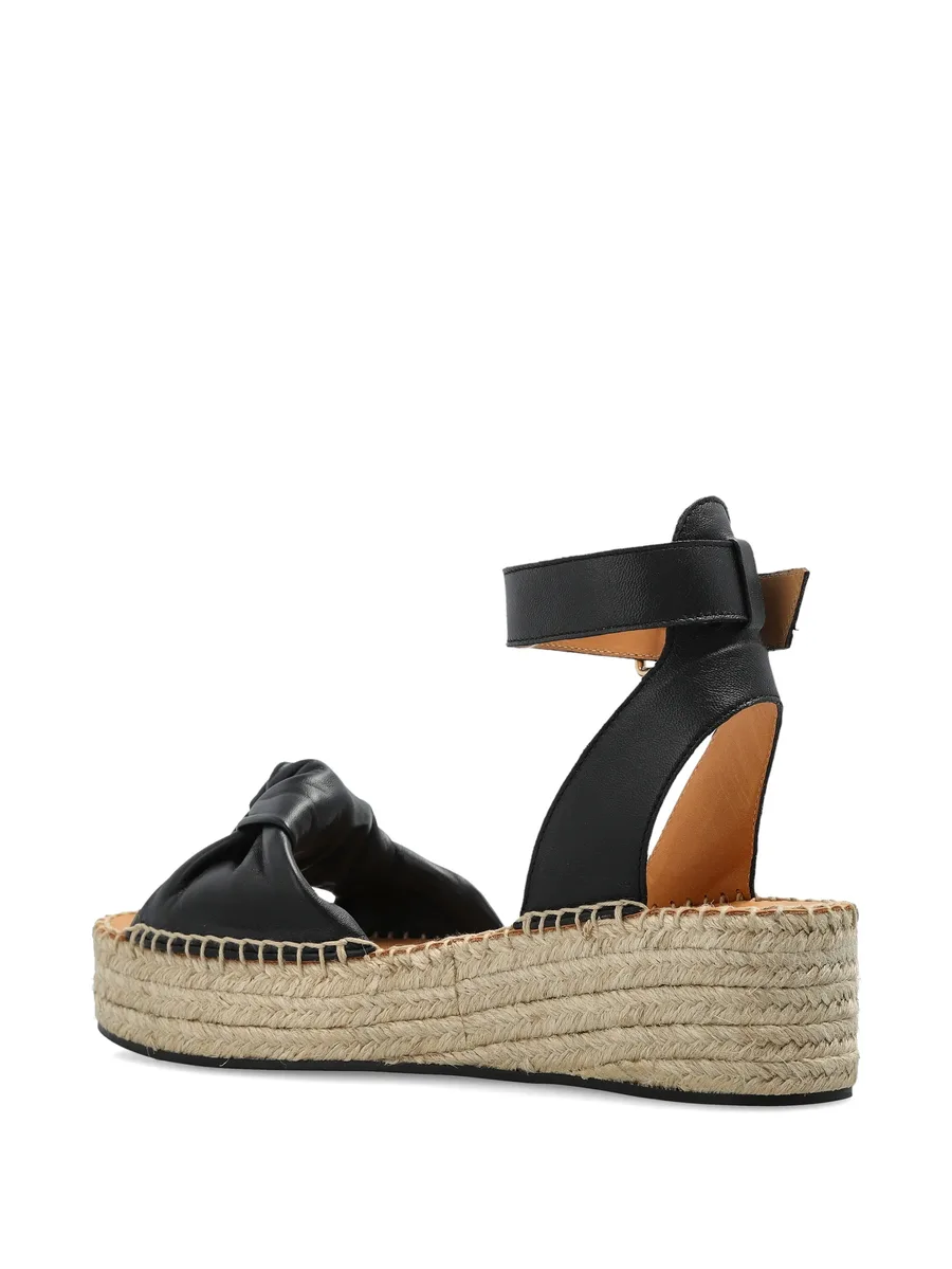 knot-detail espadrille sandals 7