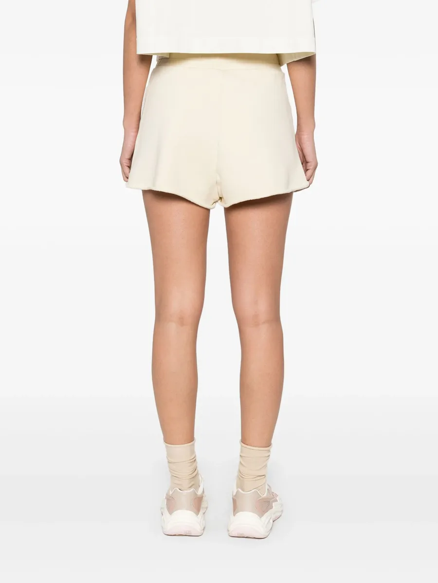 cotton track shorts 7