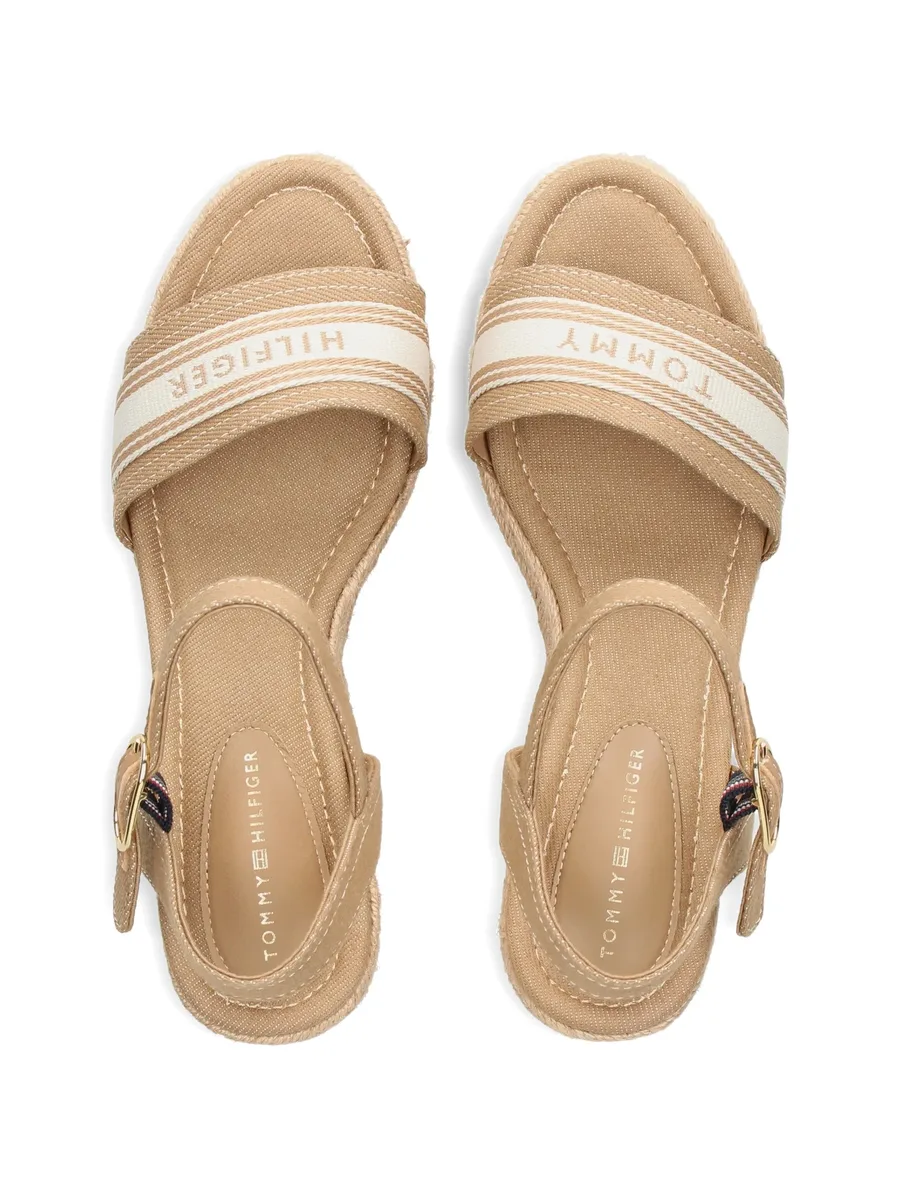 logo-strap wedge espadrilles 5