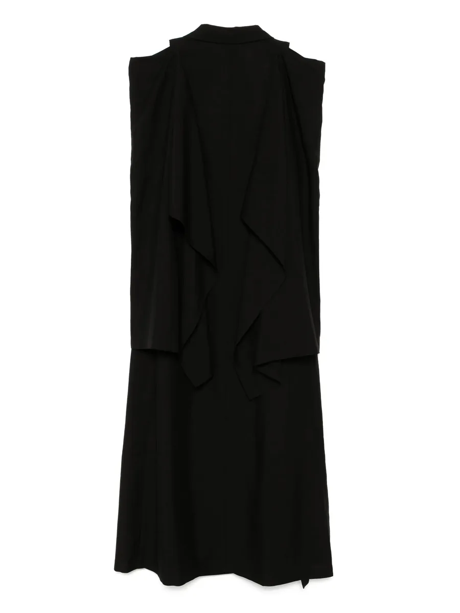 twisted gabardine coat 3