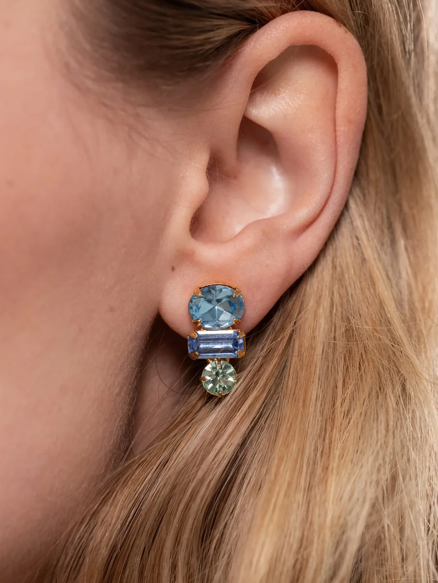 серьги Patricia с кристаллами 3