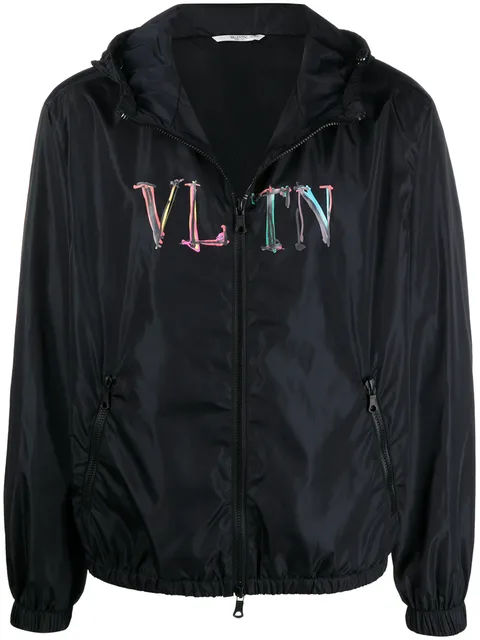 куртка с капюшоном и логотипом VLTN