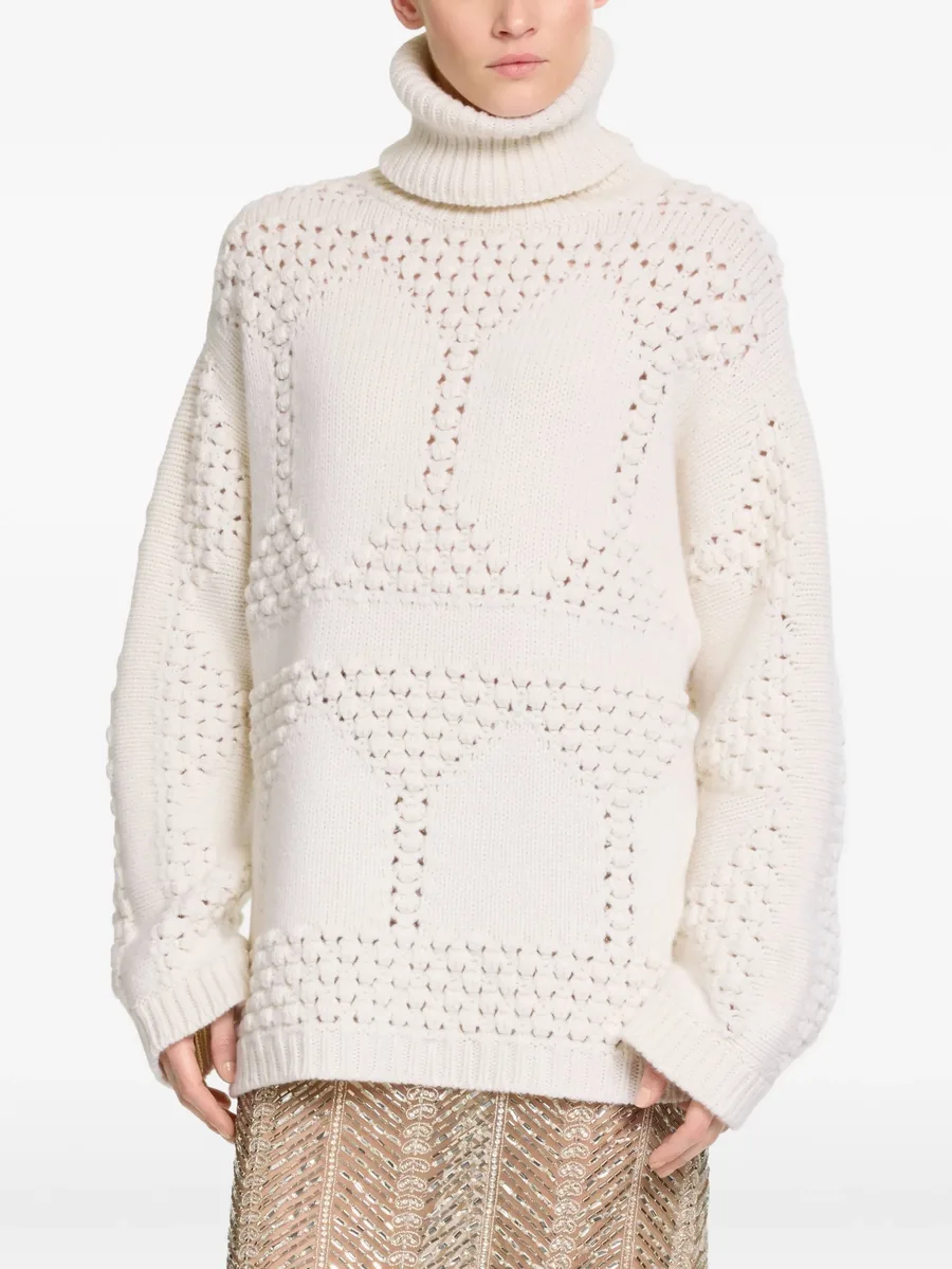 ribbed-knit turtleneck sweater 5