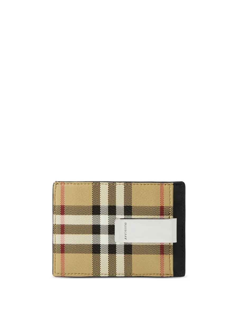 картхолдер в клетку Vintage Check с логотипом 4