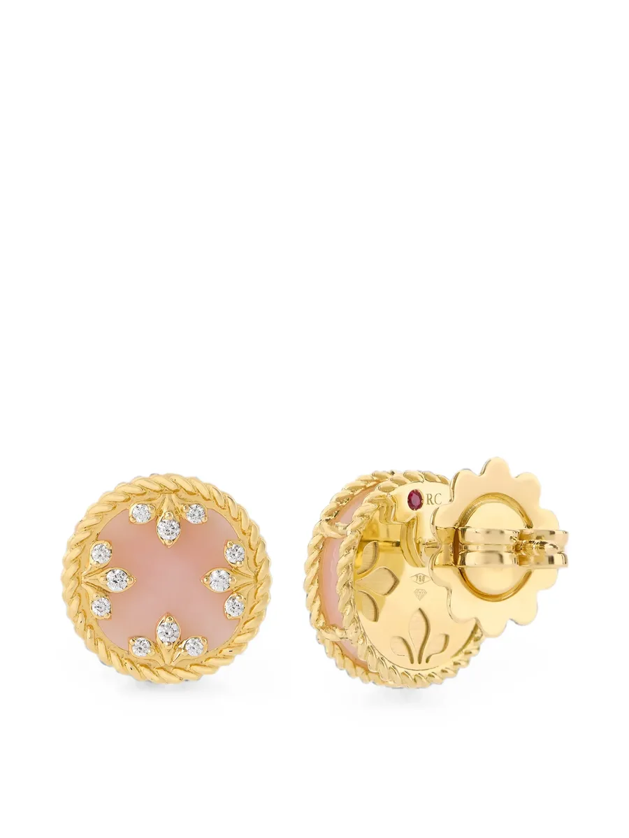 серьги Venetian Medallions с опалом и бриллиантами 5