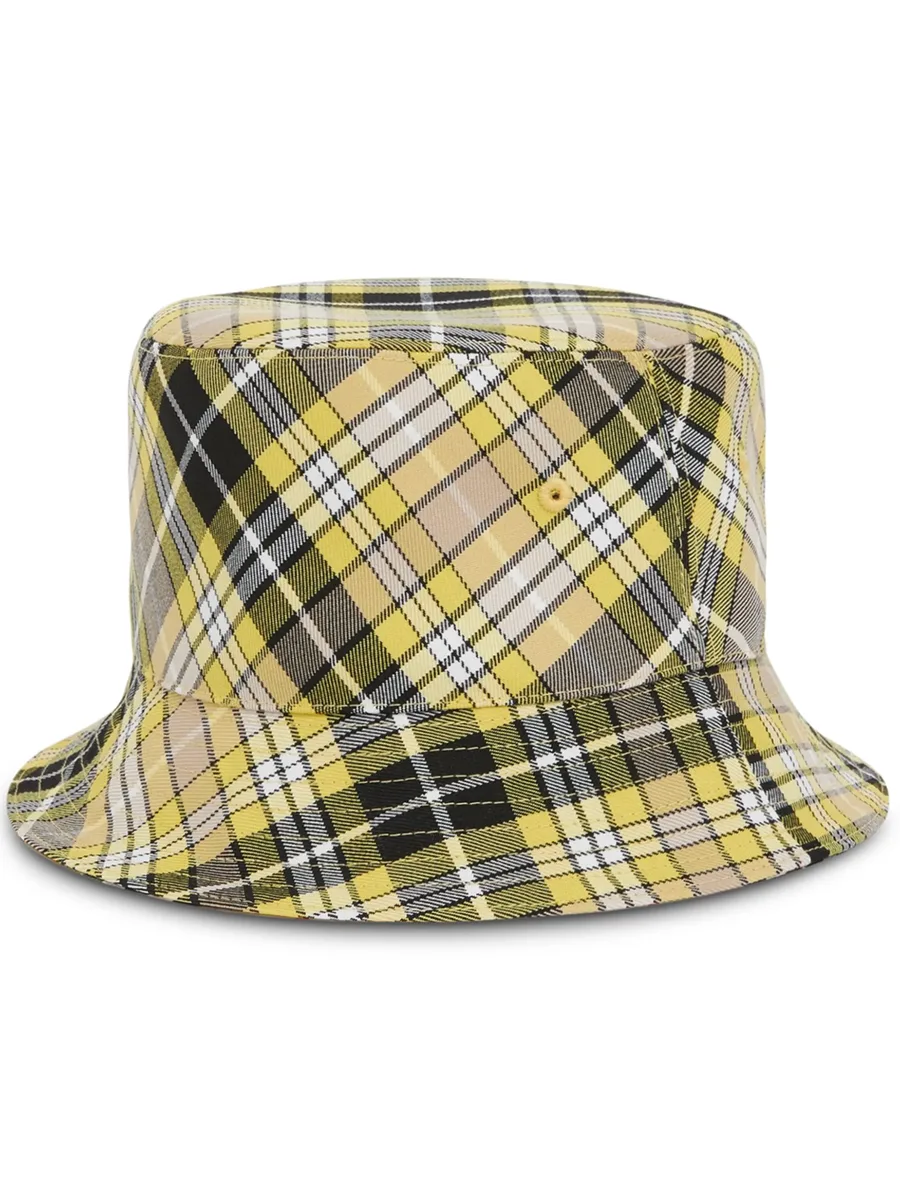 двусторонняя панама в клетку Vintage Check 2