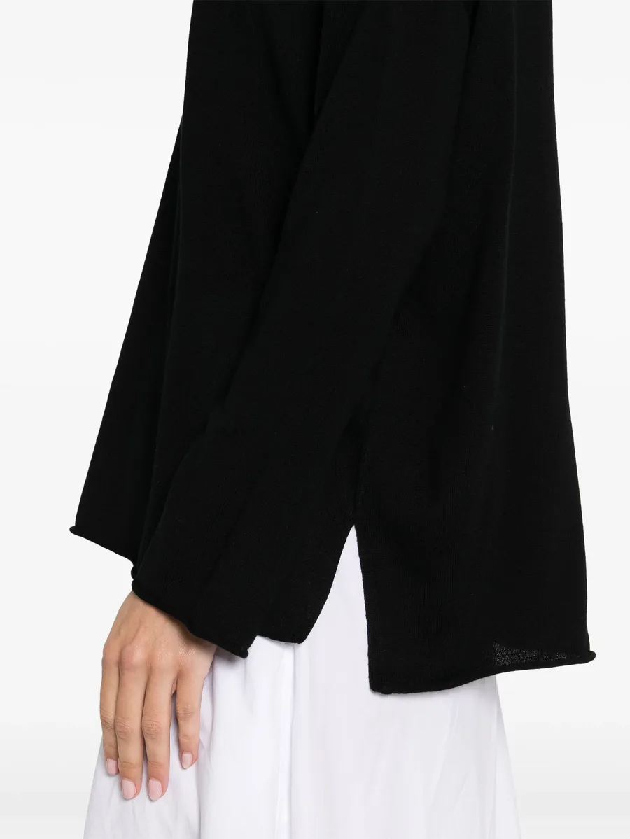 boat-neck virgin-wool jumper 9