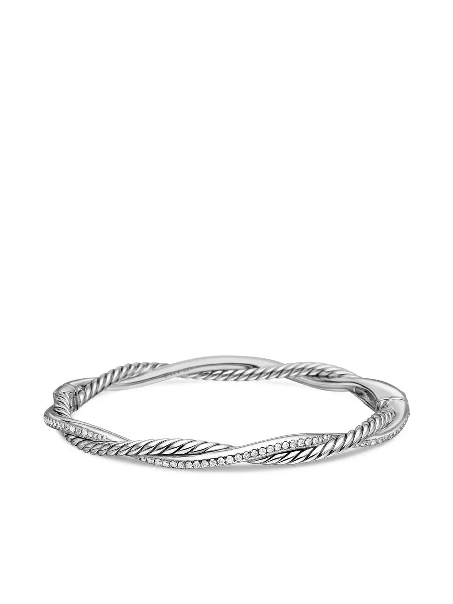 серебряный браслет Petite Infinity с бриллиантами (4.4 мм) 9