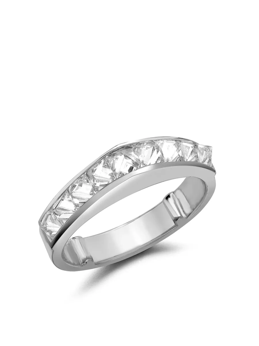 кольцо RockChic из белого золота с бриллиантами 1