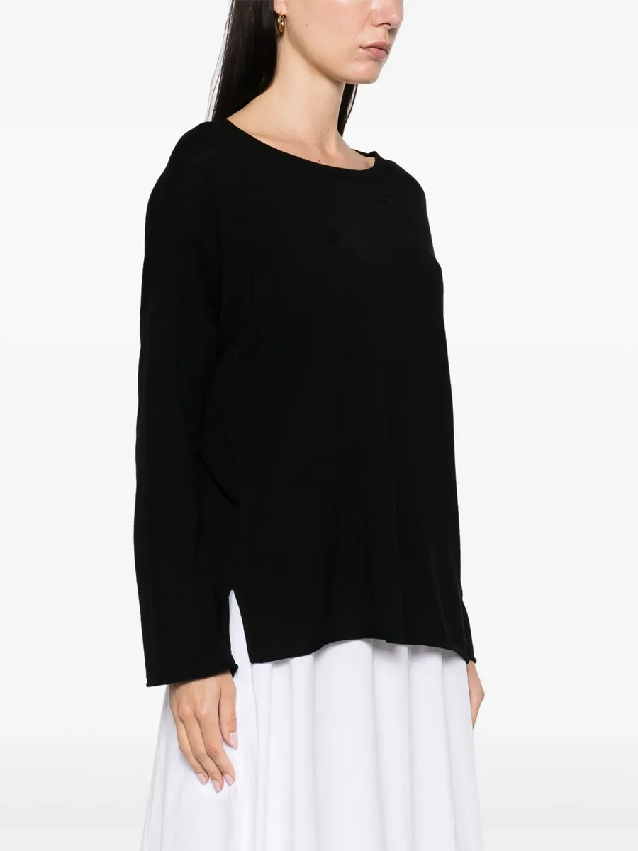 boat-neck virgin-wool jumper 5