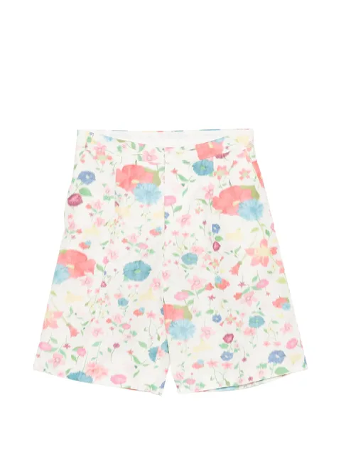 all-over floral-print shorts