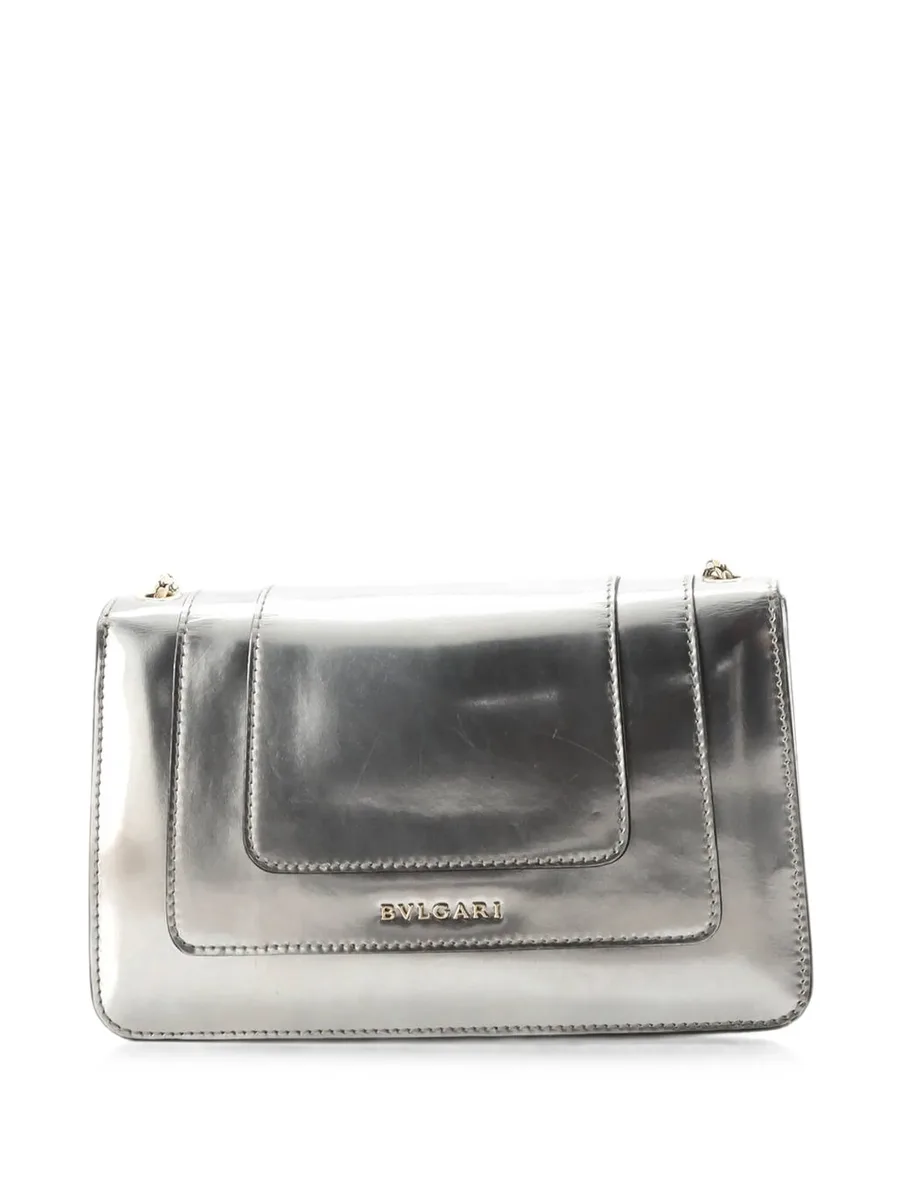 маленькая сумка на плечо Serpenti Forever Square Metallic 6