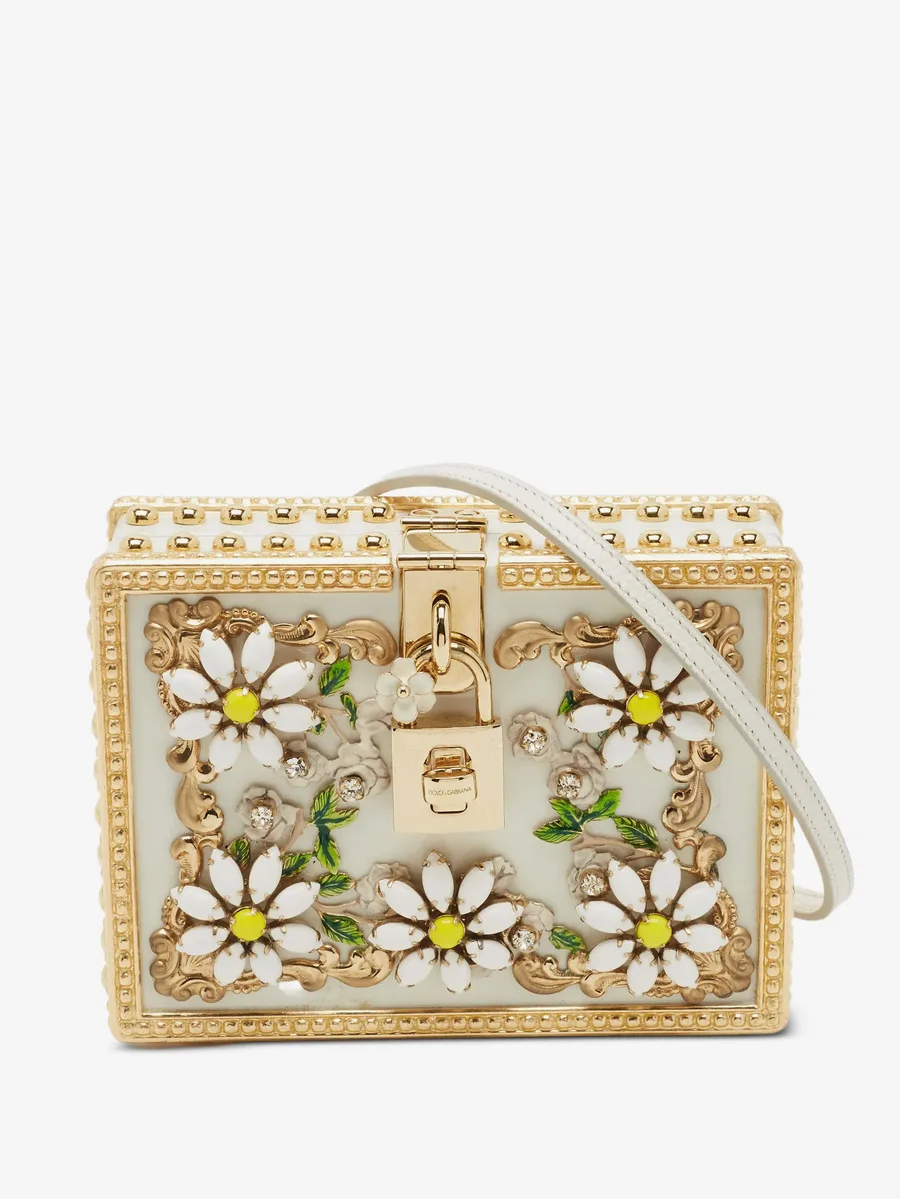 мини-сумка Locket Box с цветочным узором 1
