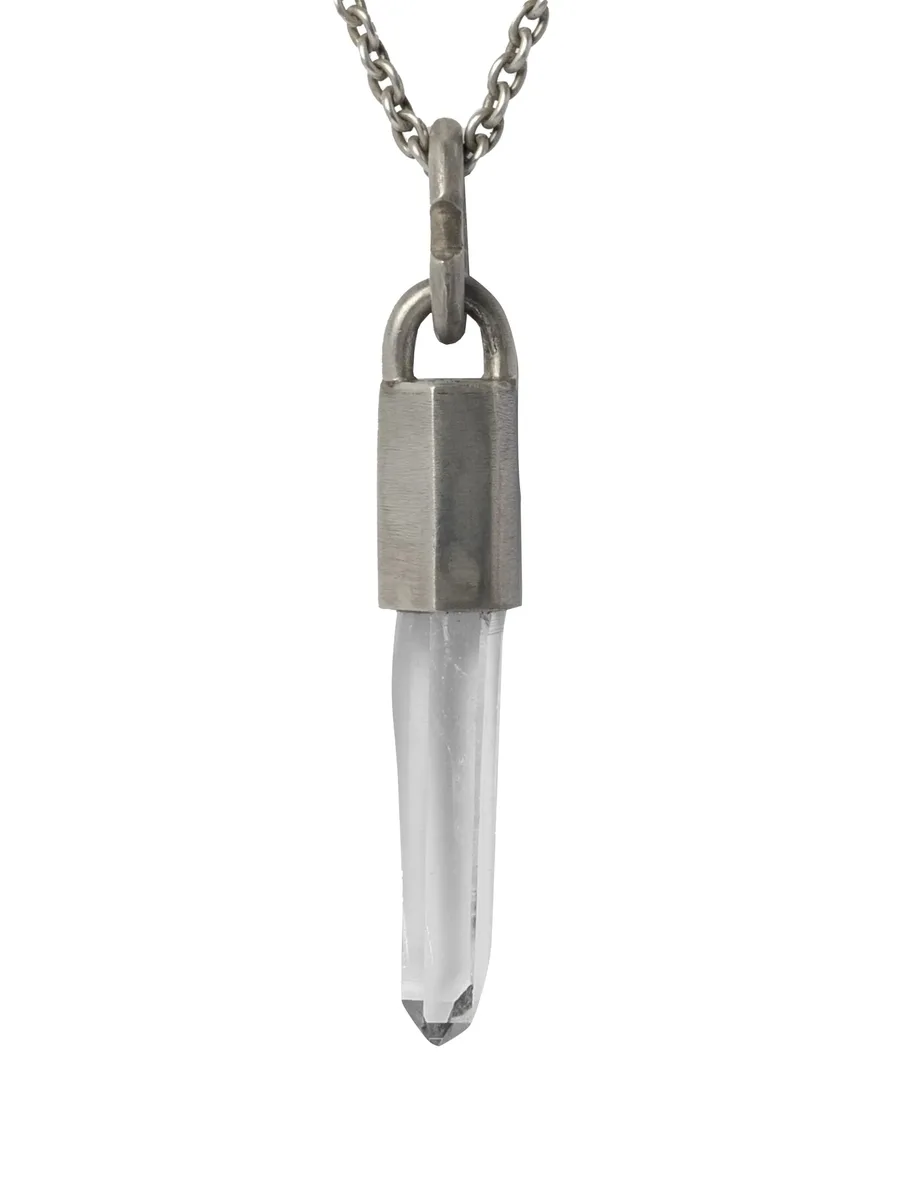 серебряное колье Talisman с кварцем 1