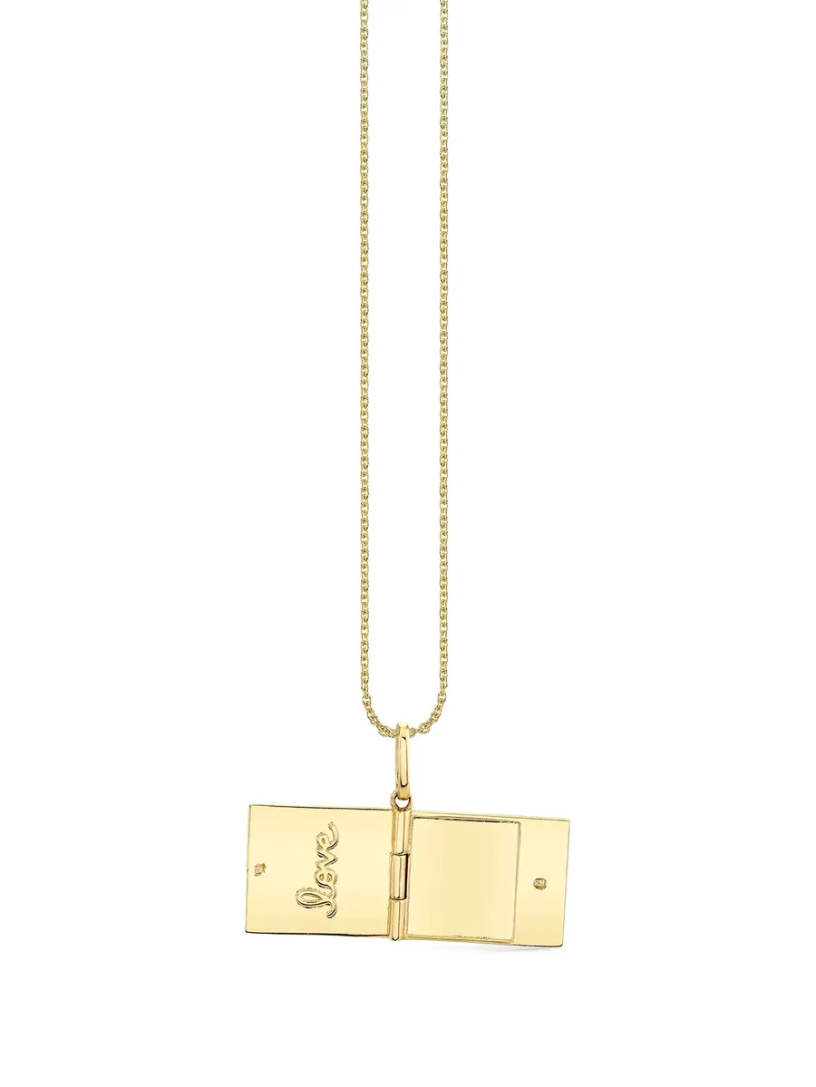 колье Perfect Match Locket из желтого золота с бриллиантами 3