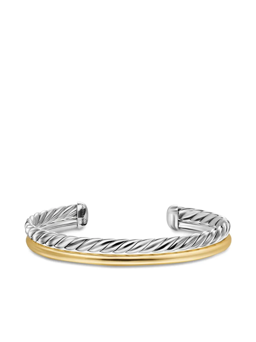 браслет DY Mercer® Two Row из желтого золота и серебра 8
