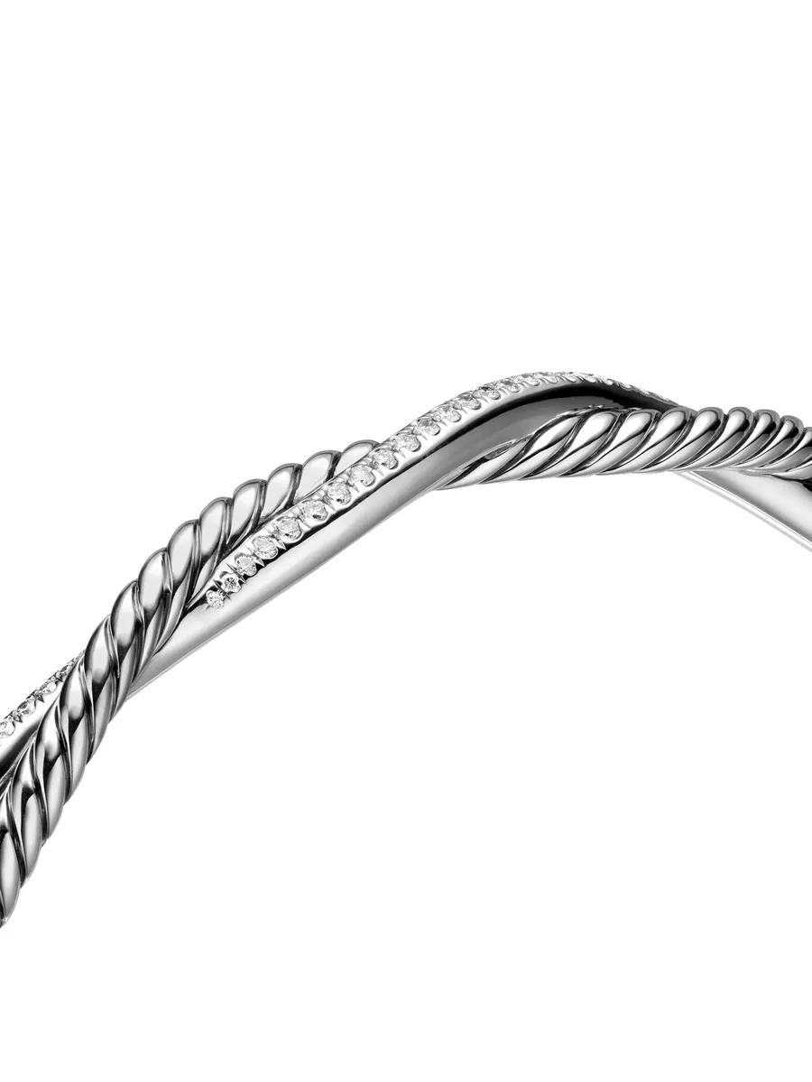 серебряный браслет Petite Infinity с бриллиантами (4.4 мм) 11