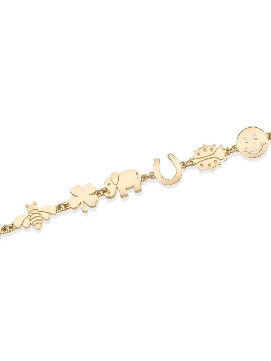 14kt yellow gold Tiny Pure bracelet 3