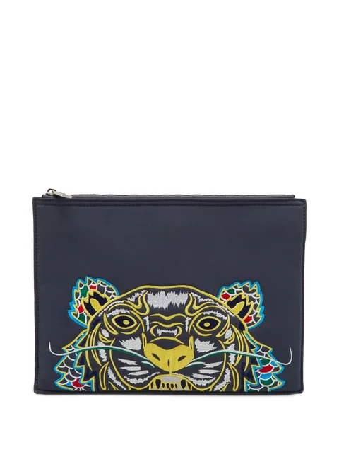 клатч с вышивкой Tiger