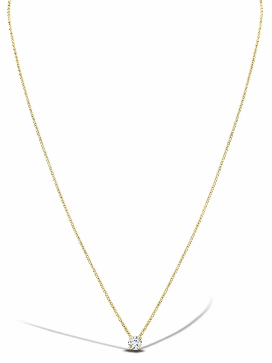 колье из желтого золота с бриллиантом Windsor 0.75ct 3