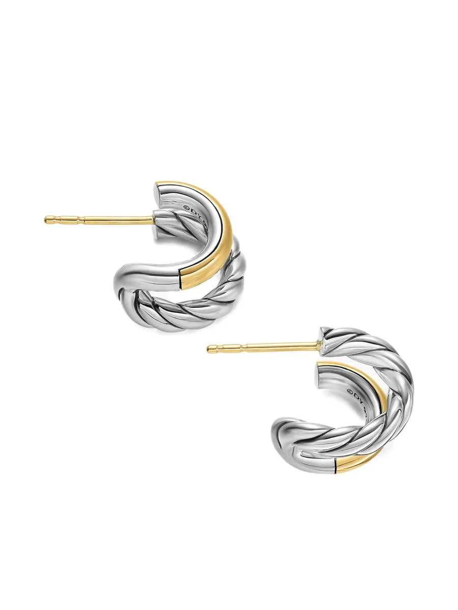 серьги DY Mercer® из желтого золота 9