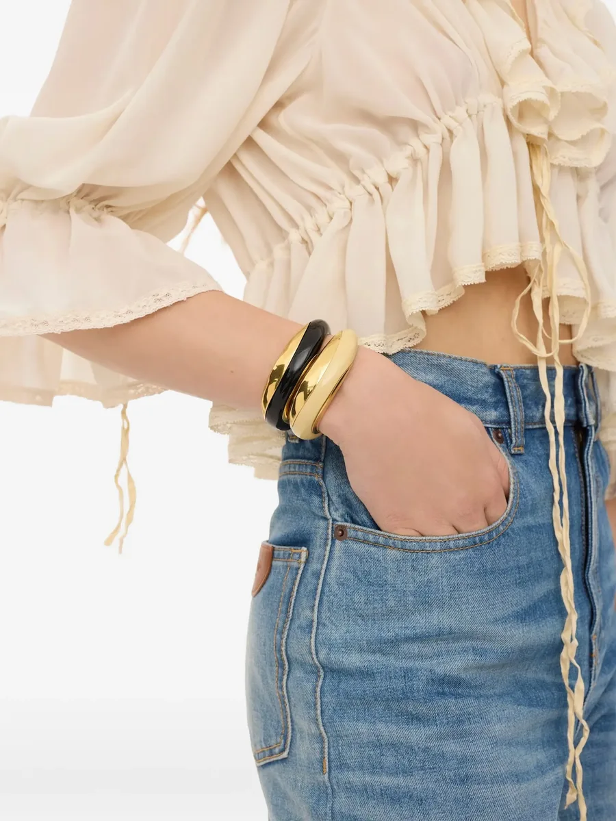 золотой браслет Glaze Cuff 3