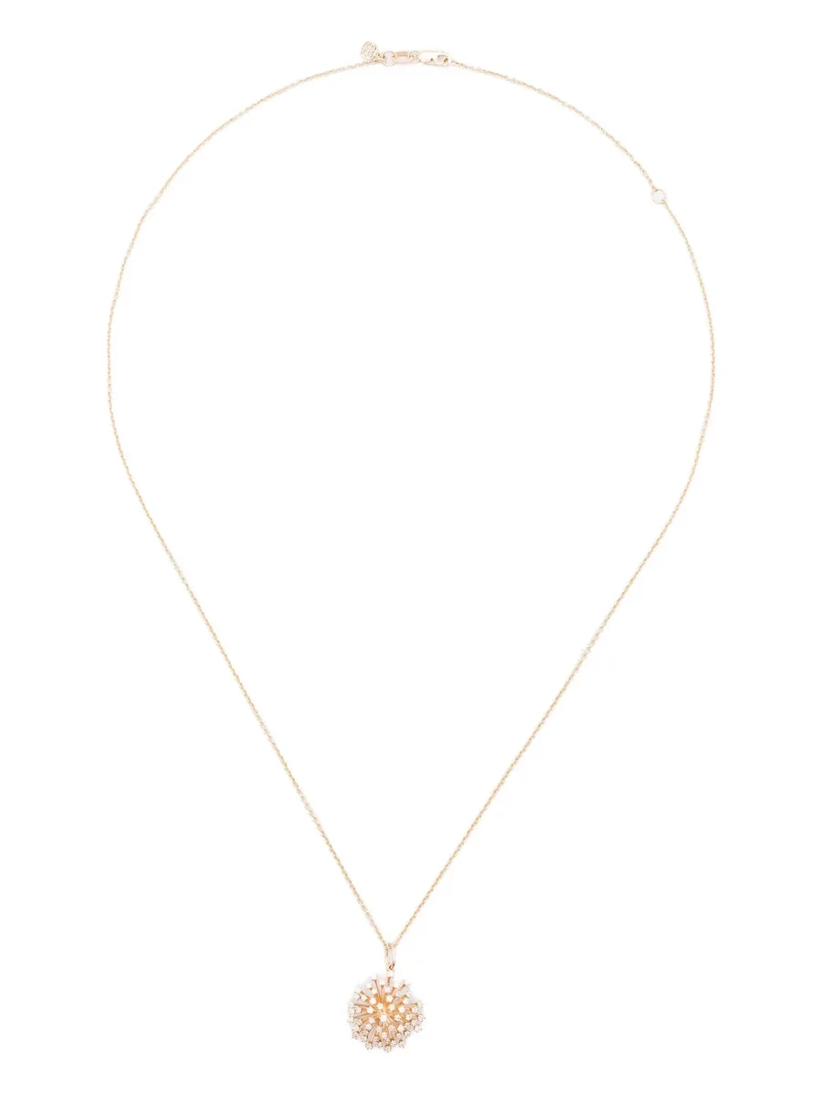 14CT yellow gold Burst necklace 1