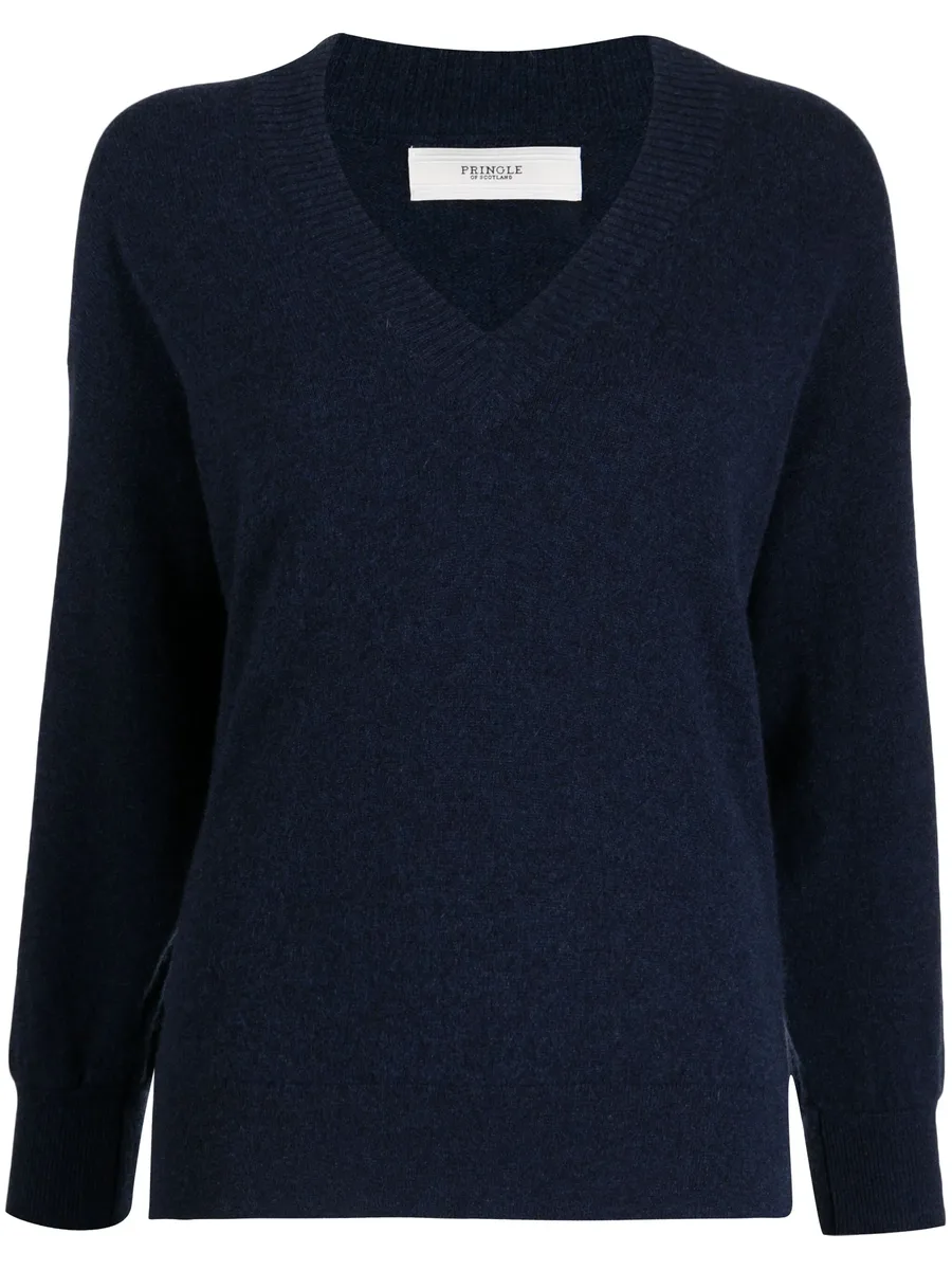 V-neck cashmere jumper 1