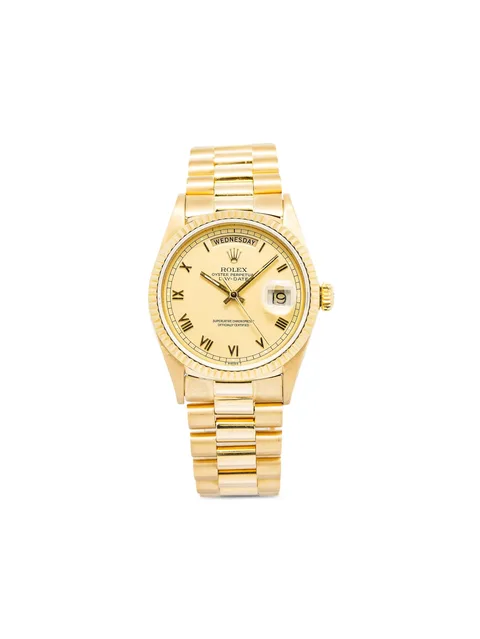 наручные часы Gold DayDate Fluted 36 мм