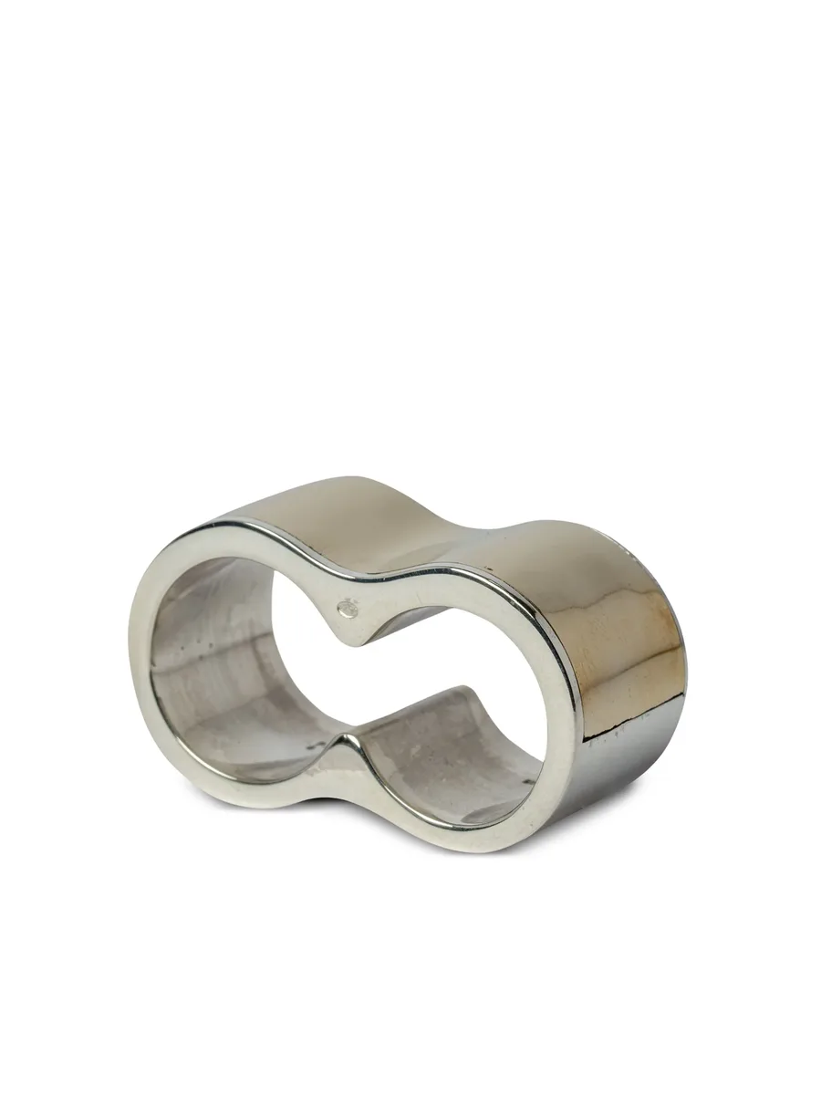 серебряное кольцо Contour Double 1