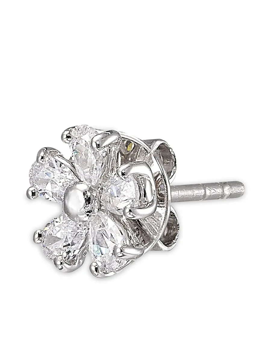 серьги Mini Marguerite из белого золота с бриллиантами 6