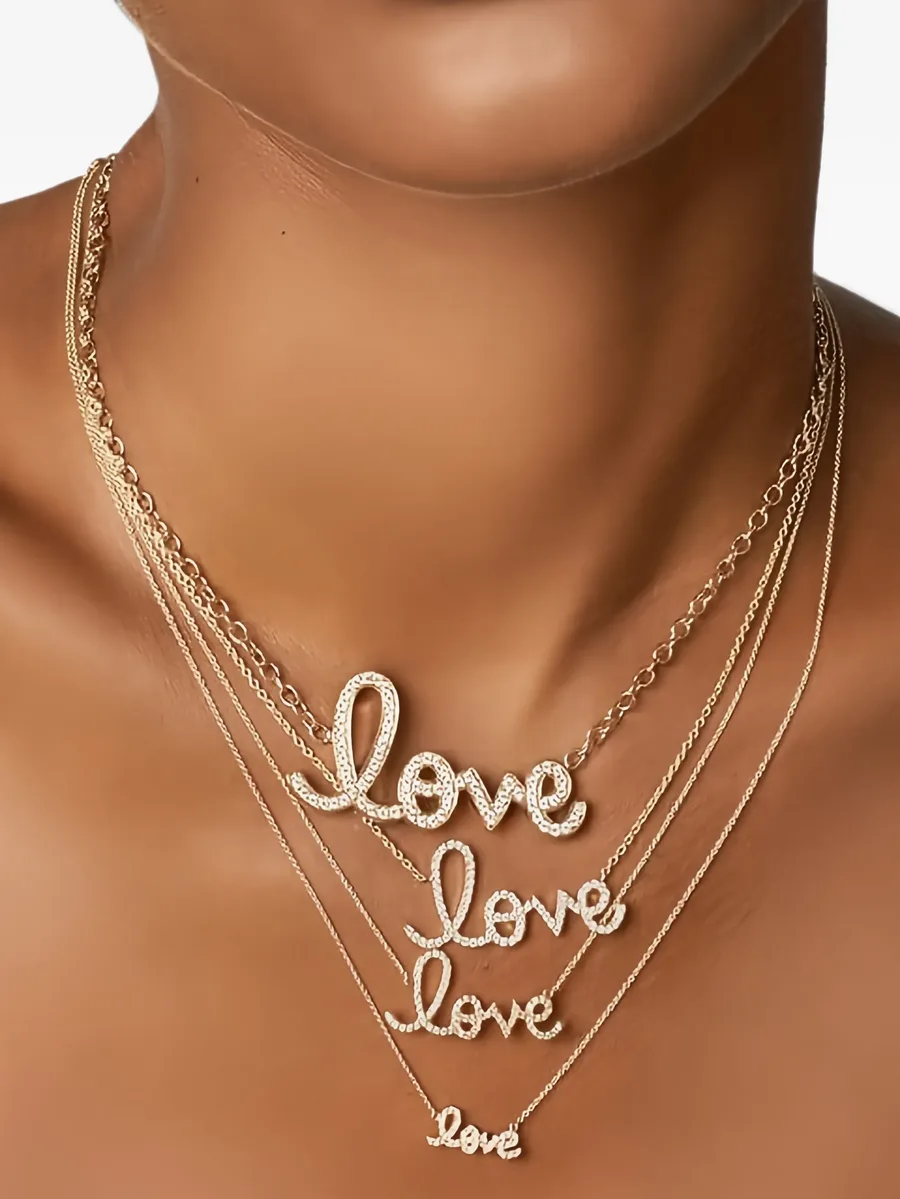 колье 'love' 3