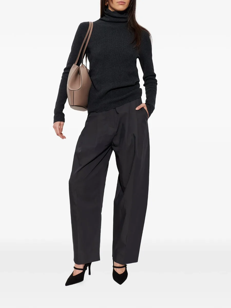button roll-neck sweater 4
