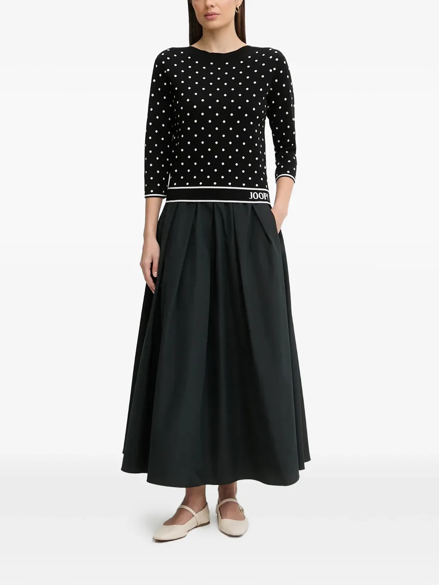 Konstantina polka-dot print sweater 3