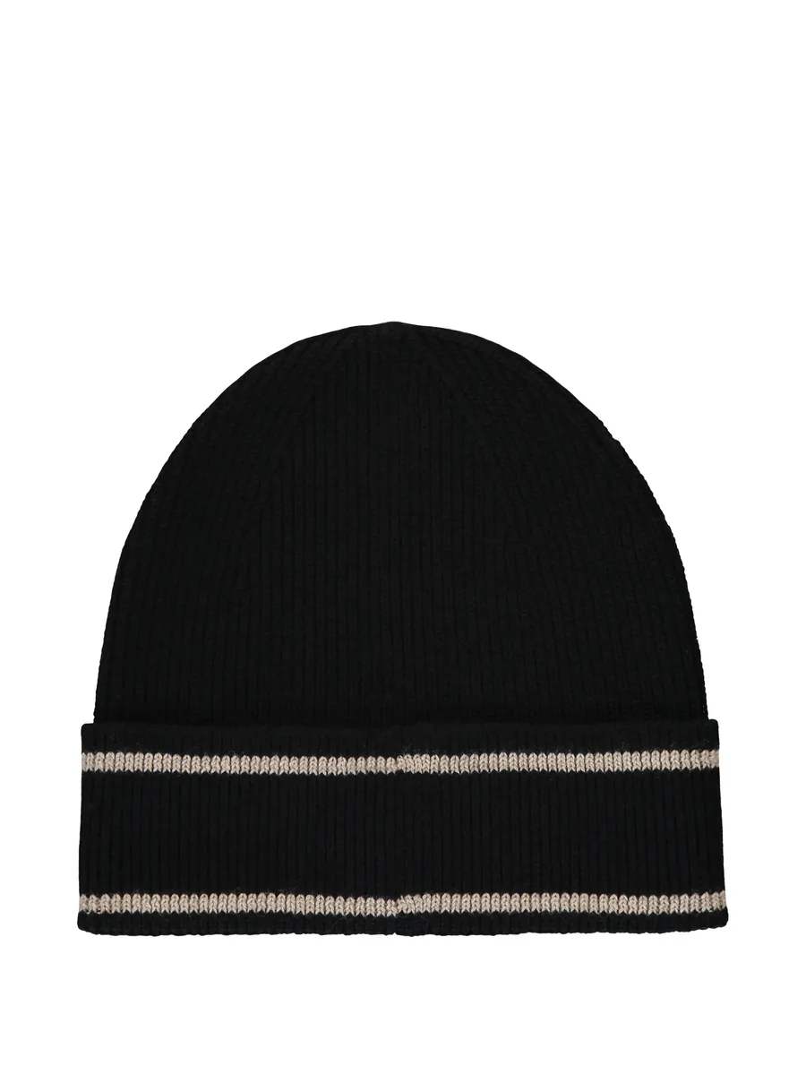 вязаная шапка бини 4