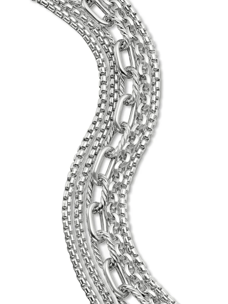 серебряный браслет Multi Row Chain (29 мм) 7