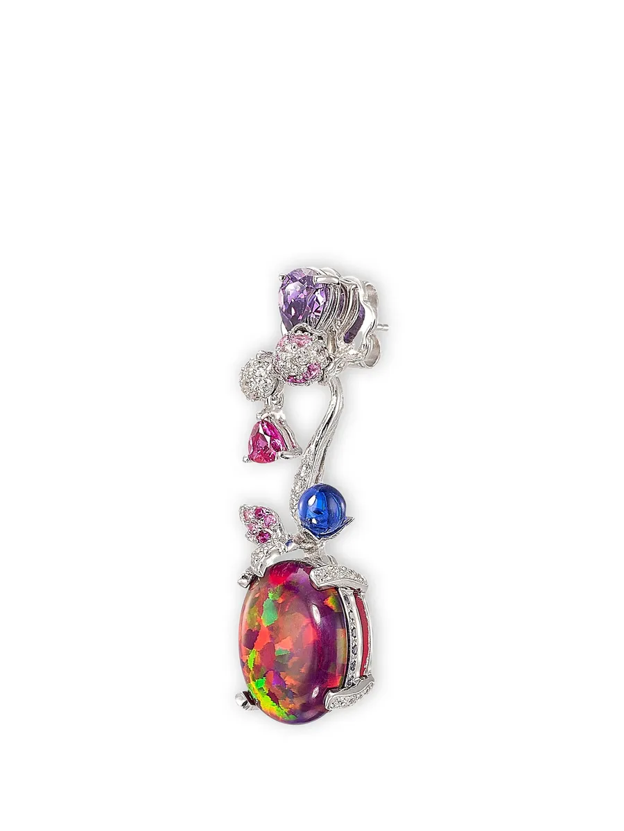 Carnivora multi-stone earrings 8