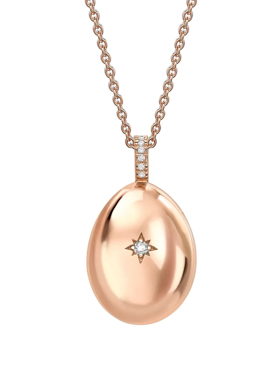 подвеска Fabergé Essence I Love You из розового золота 3